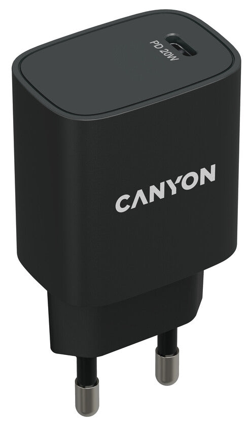 Canyon Wall Charger H-20 20W With PD USB-C Black