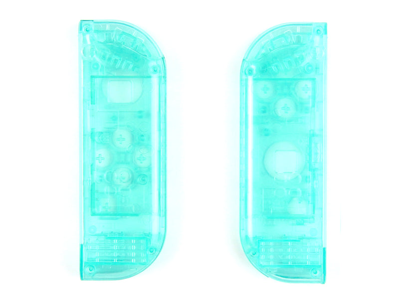 For Nintendo Switch Joy-con - ClearView Left And right Housing Shell - Clear Green