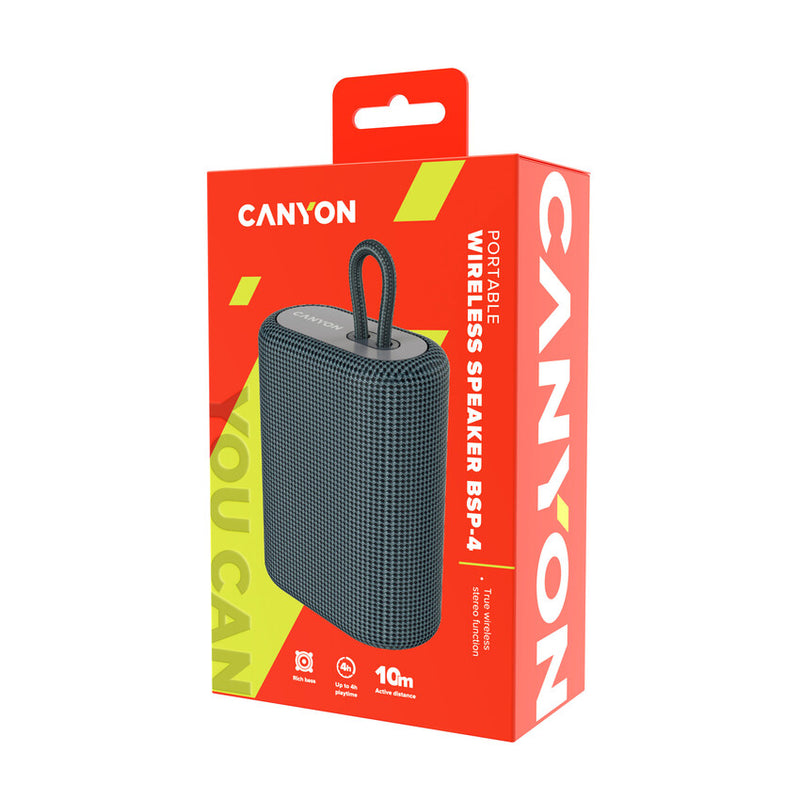 Canyon Wireless Speaker BSP-4 Dark Grey
