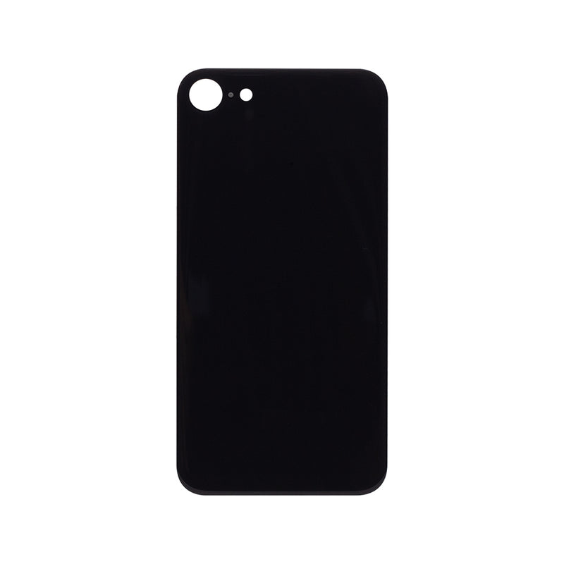 For iPhone 8 Extra Glass Black (Enlarged camera frame)