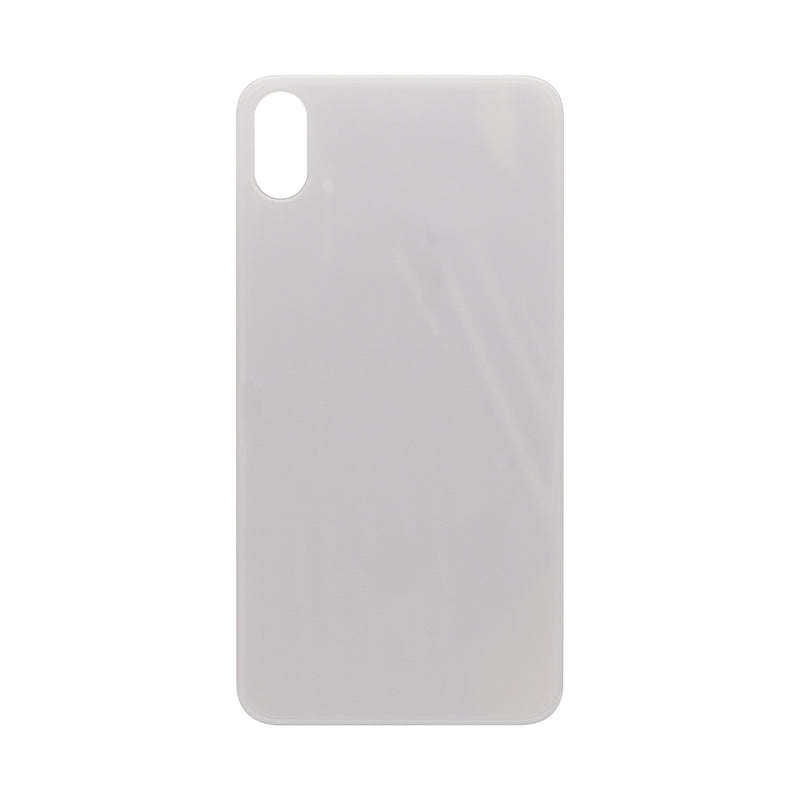 For iPhone X Extra Glass White (Enlarged camera frame)