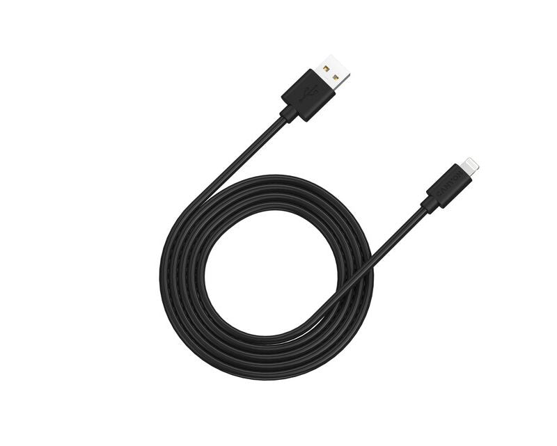 Canyon MFI-12 USB To Lightning Cable 2Mtr Black