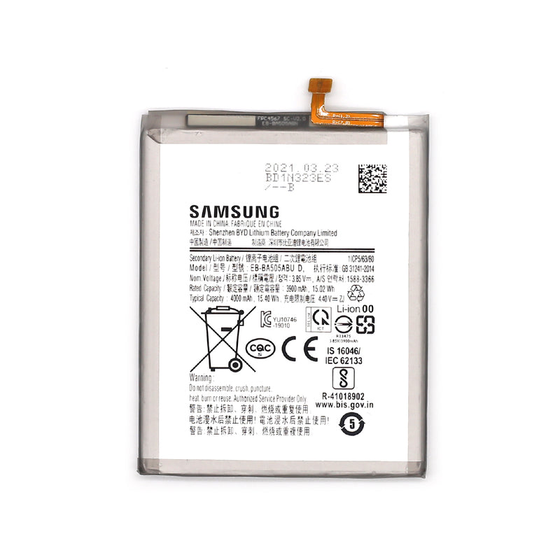 Samsung Galaxy A50 A505F, A30 A305F, A30S A307F, A20 A205F Battery EB-BA505ABU (OEM)
