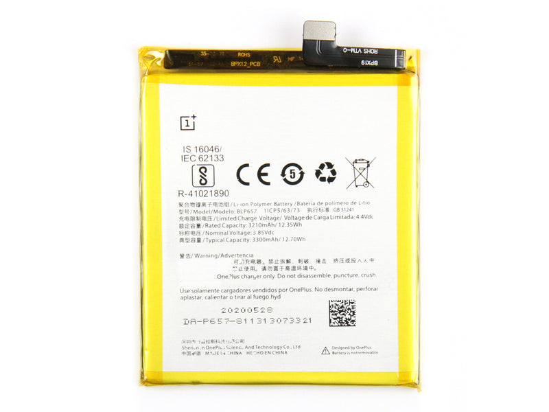 OnePlus 6 Battery BLP657 (OEM)