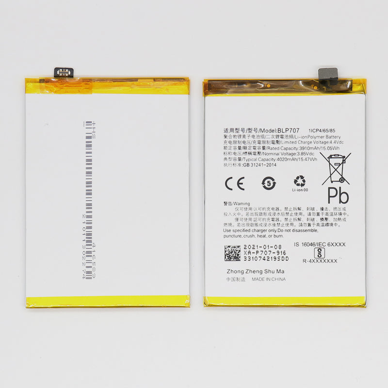 Oppo A9x, Oppo F11 Battery BLP707 (OEM)