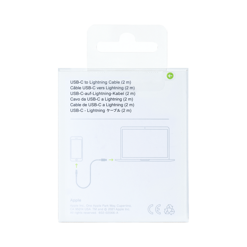 For Apple Cable USB-C o Lightning 2m Retail Box