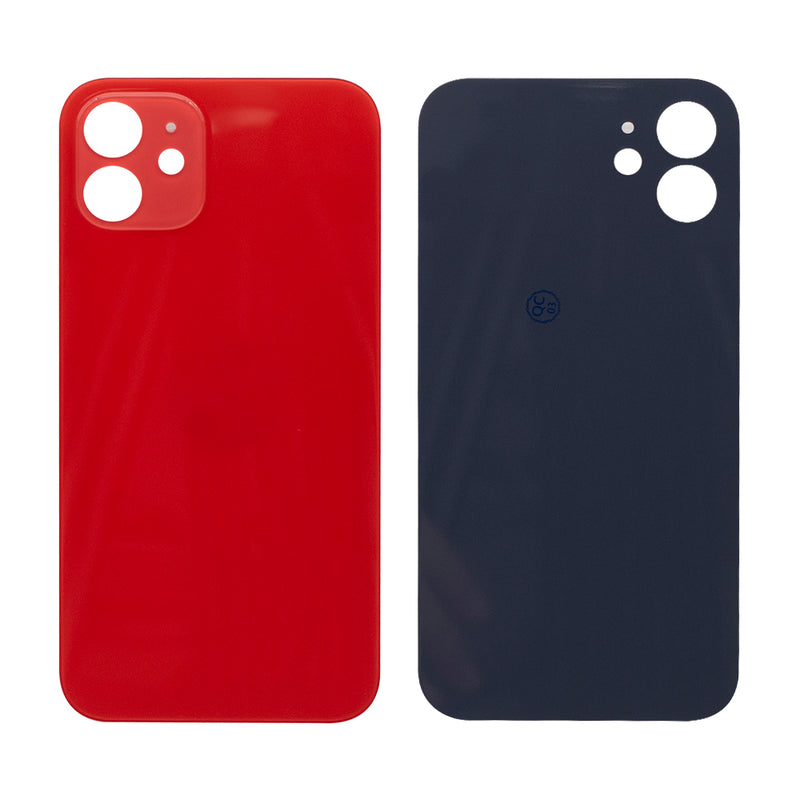 For iPhone 12 Extra Glass Red