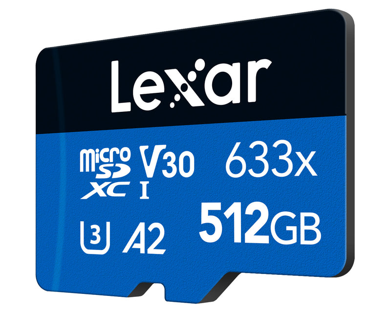 Lexar MicroSDXC High-Performance UHS-I 633x 512GB