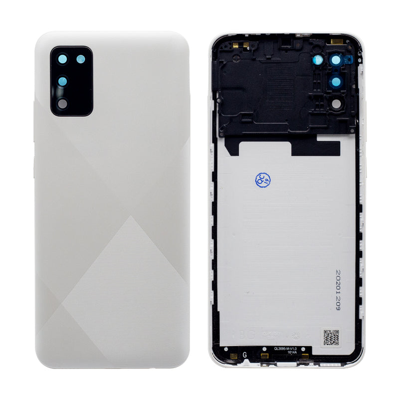Samsung Galaxy A02s A025F Back Cover White (+ Lens)