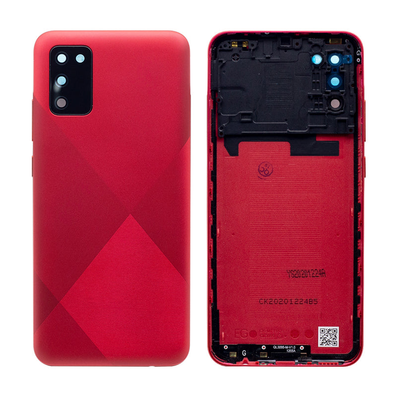 Samsung Galaxy A02s A025F Back Cover Red (+ Lens)