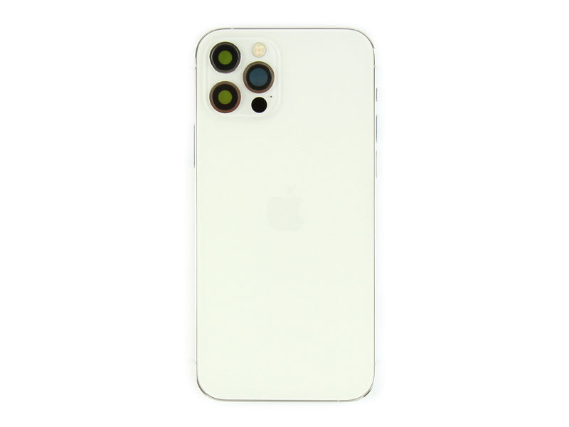 For iPhone 12 Pro Complete Housing incl. All Small Parts Without Battery & Back Camera Silver