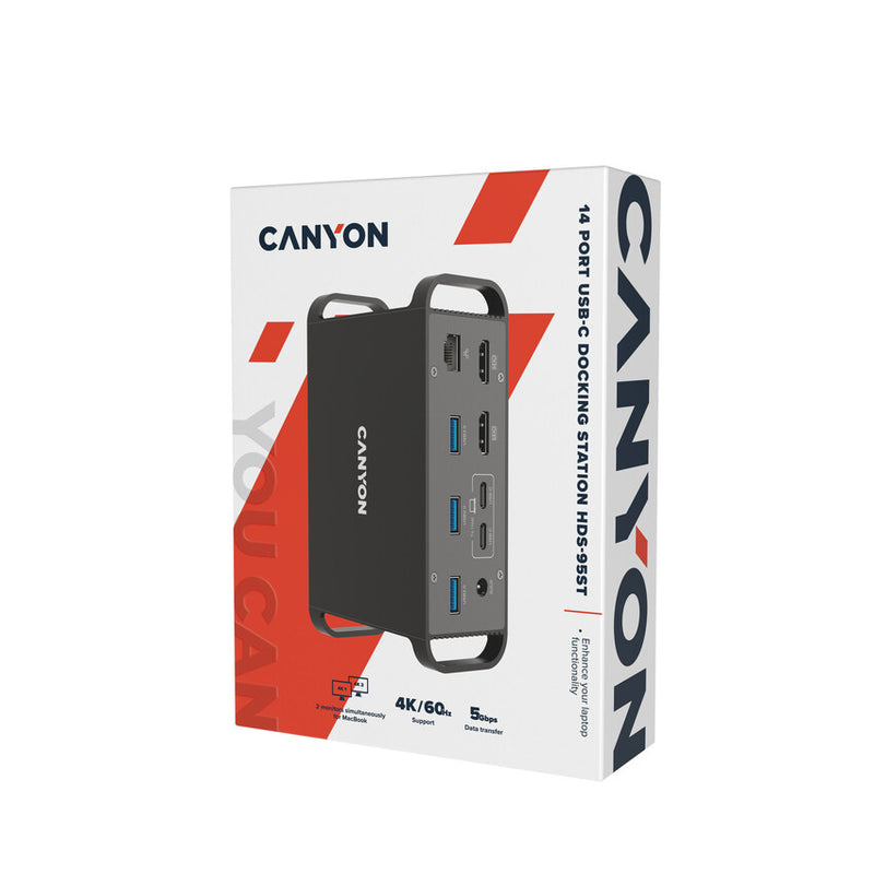 Canyon HDS-95ST 14 Port USB-C Docking Station