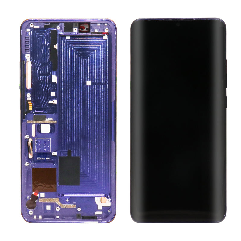 Xiaomi Mi Note 10 Lite Display And Digitizer Complete Nebula Purple