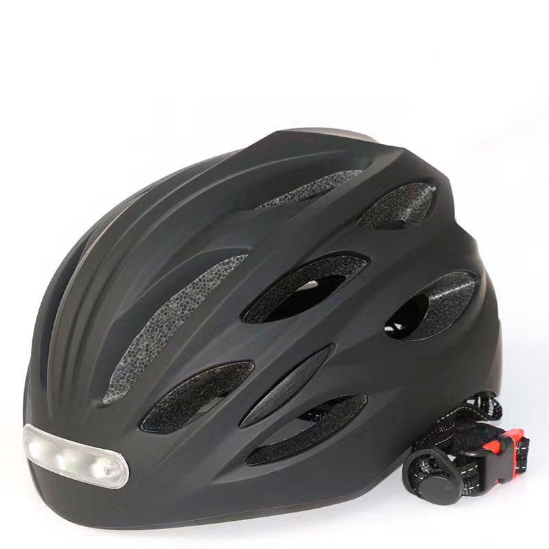 Cyclist open helmet with back and front led - Black size M