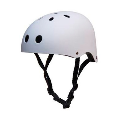 Basic scooter cap shaped helmet - White size M