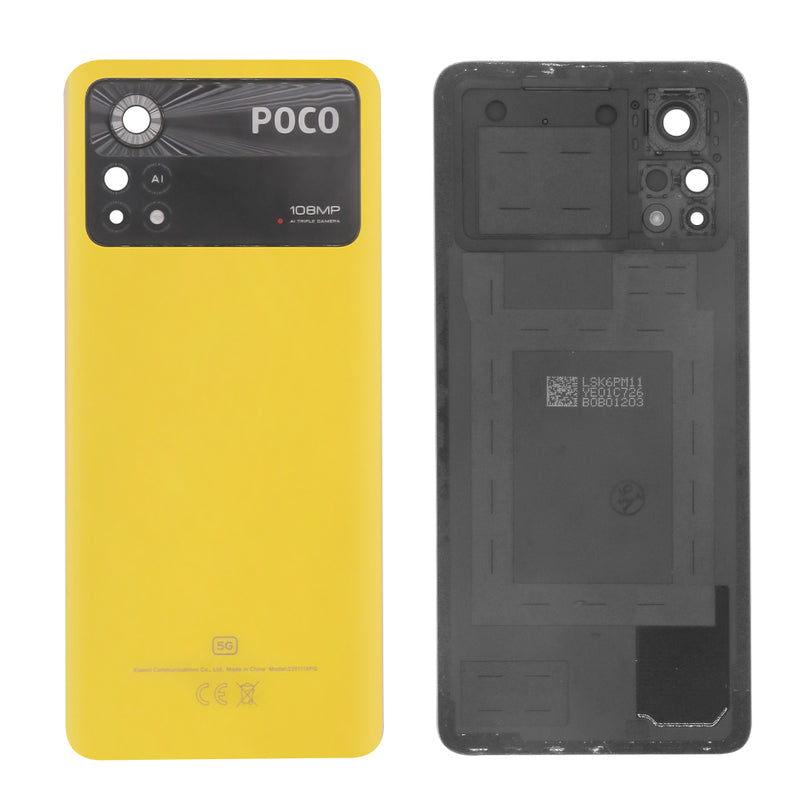 Xiaomi Poco X4 Pro 5G (2201116PG) Back Cover Poco Yellow